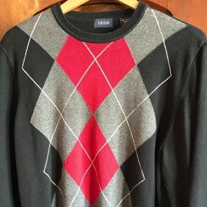 Izod Men's Crewneck Cotton Sweater Size Medium
